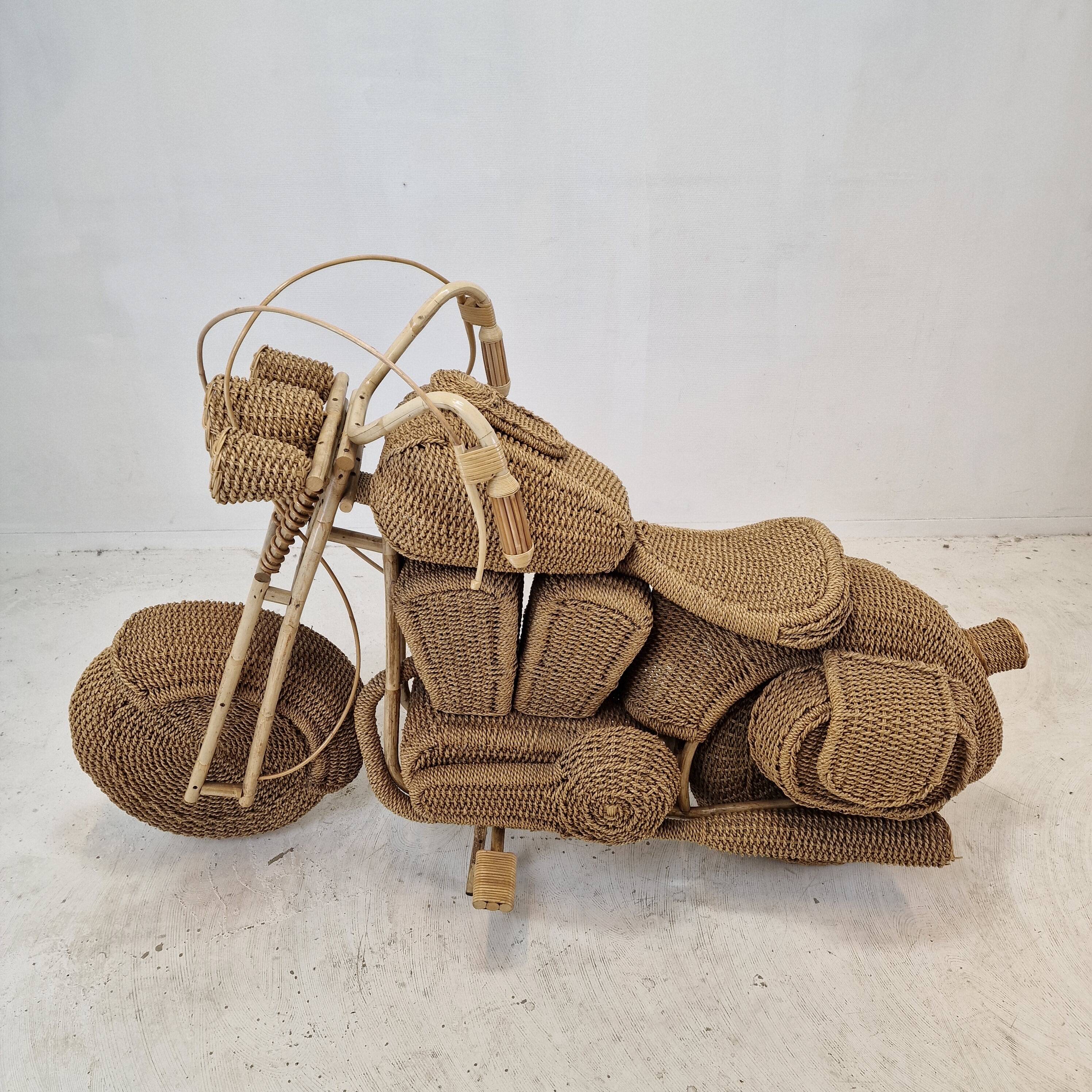 Tom Dixon Life Size Harley Davidson Motorcycle, 1980's