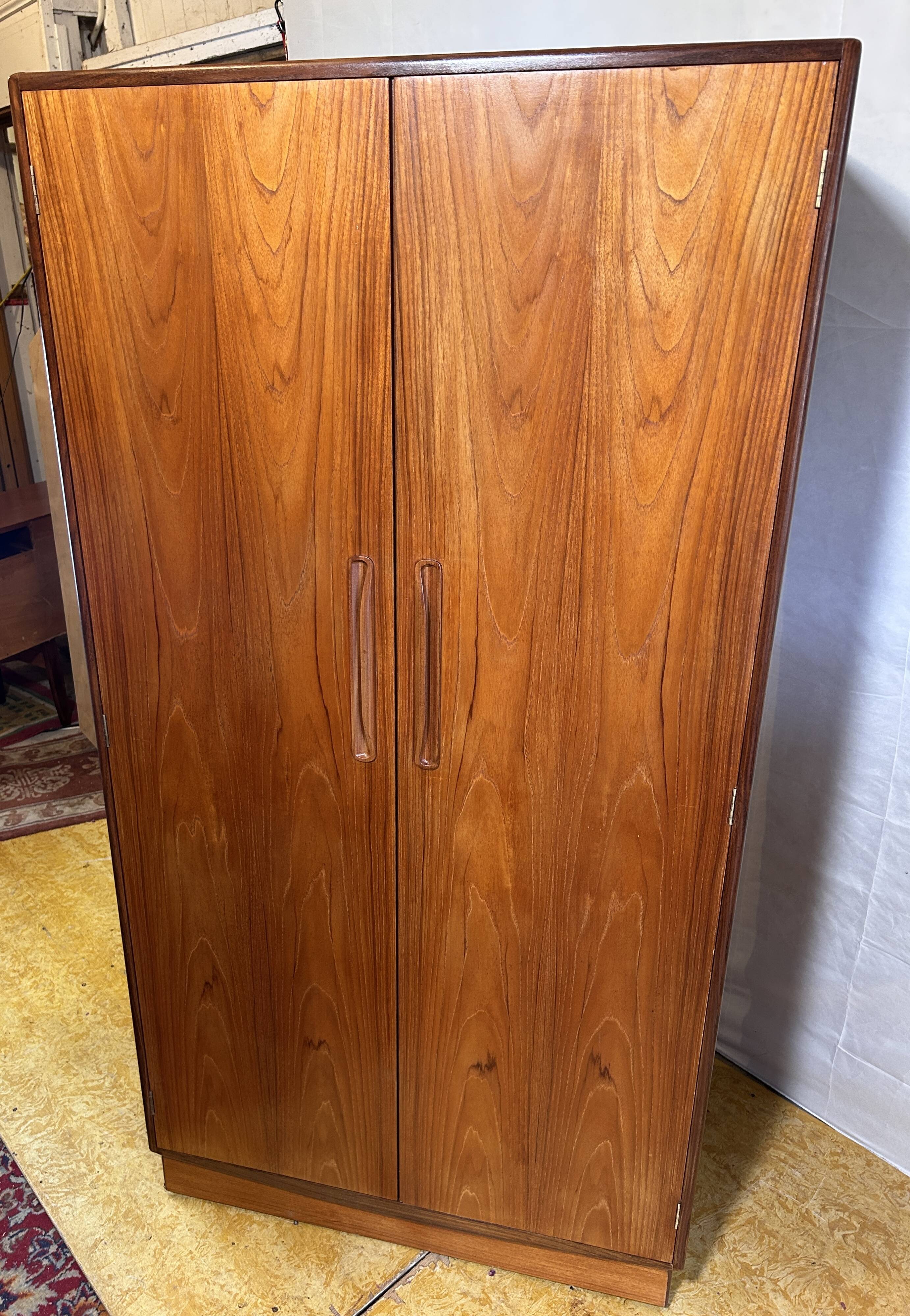 Mid-Century Retro Vintage Teak Wardrobe by GPlan – Fresco Range 1960s