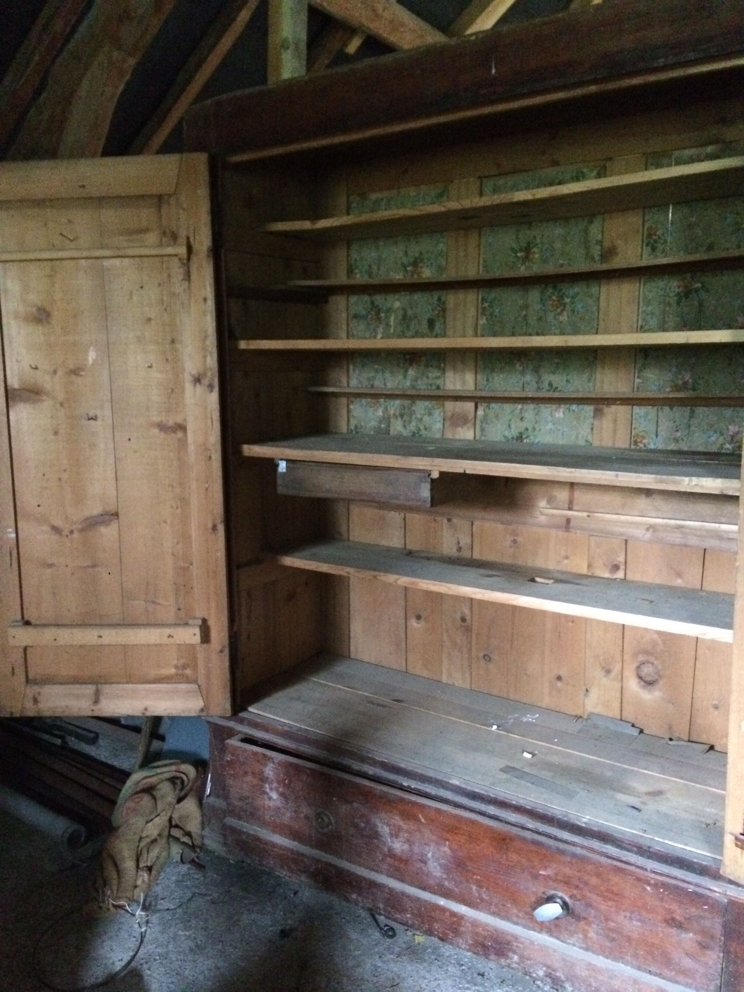 Very large old wardrobe