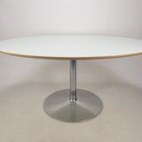 Oval Dining Table by Pierre Paulin for Artifort, 1980s