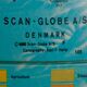 Globe terrestre Scan Globe Danemark 1986