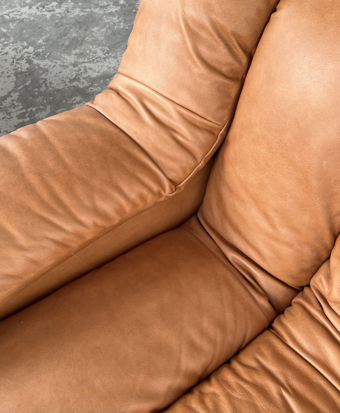 Sofa DS-600 de, Ueli Berger, Eleonore Peduzzi-Riva, Heinz Ulrich, Klaus Vogt for De Sede 1972