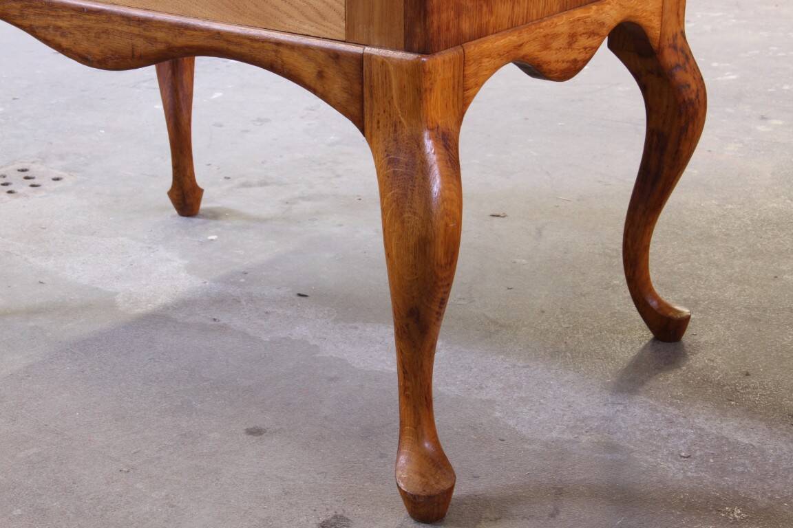Vintage Danish 1967 4-Drawer Dresser in Oak