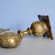 Antique carved bronze candlestick