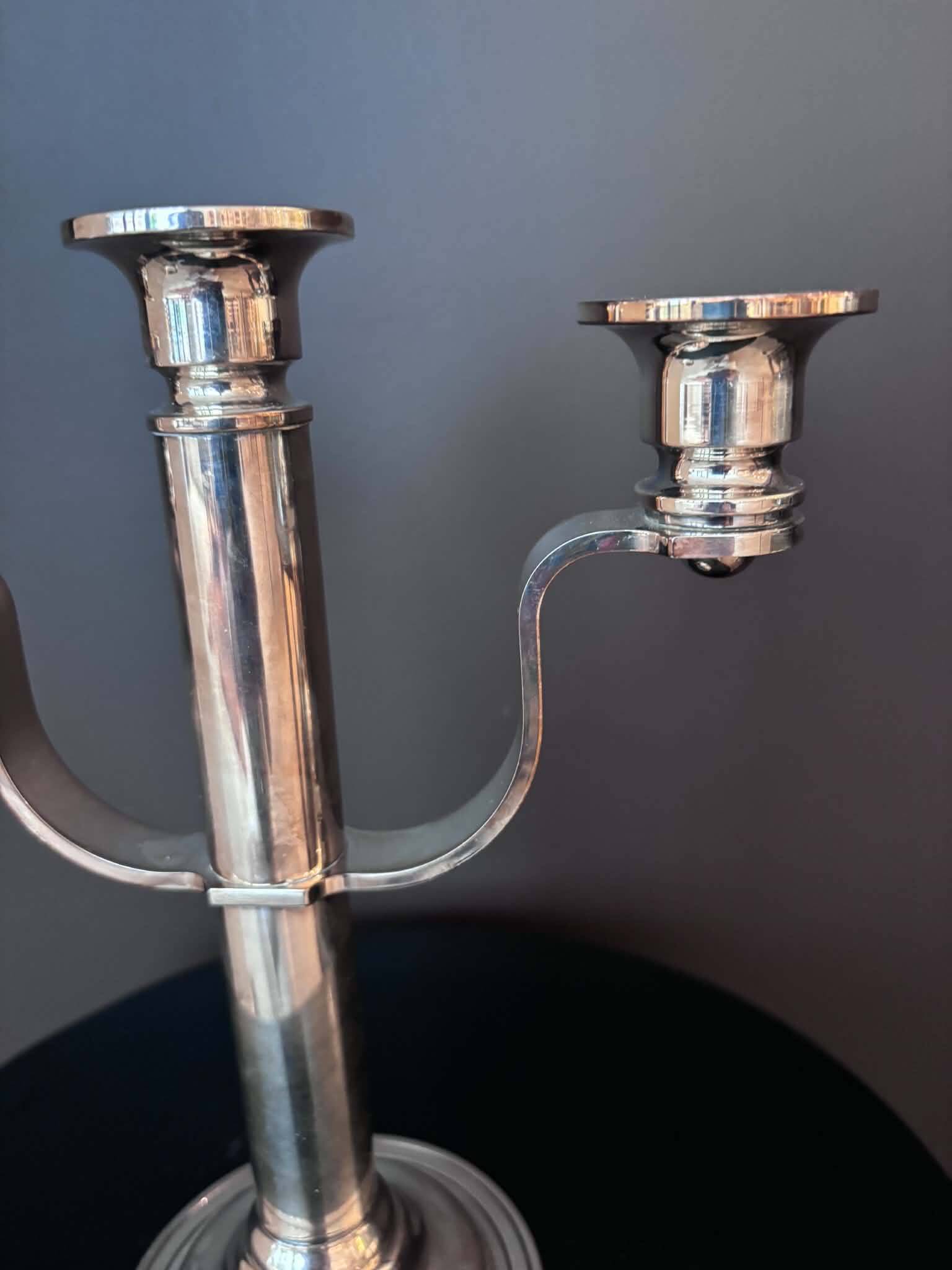 Silver candlestick