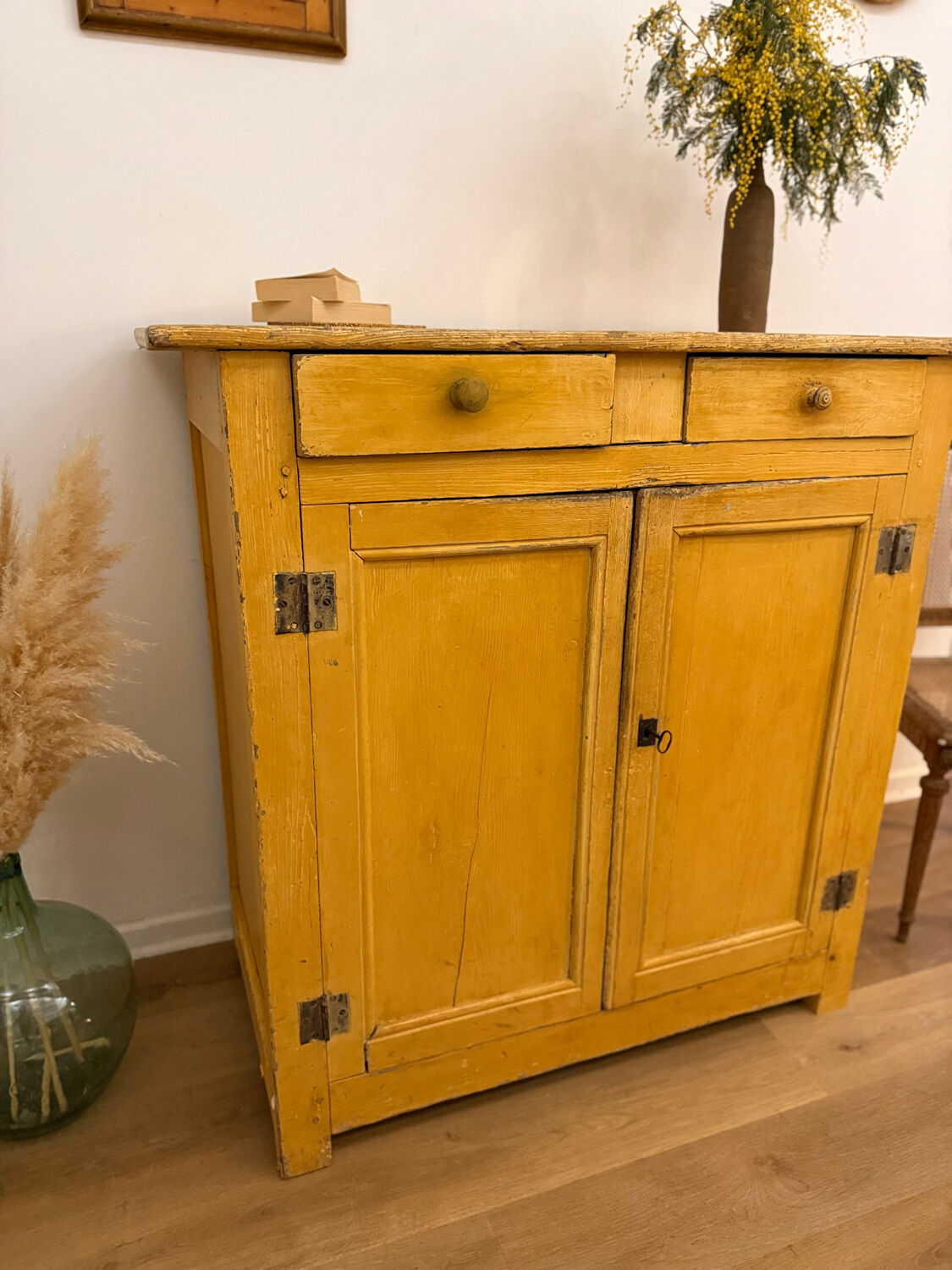 Antique country buffet