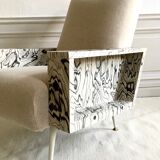Fauteuil vintage restauré