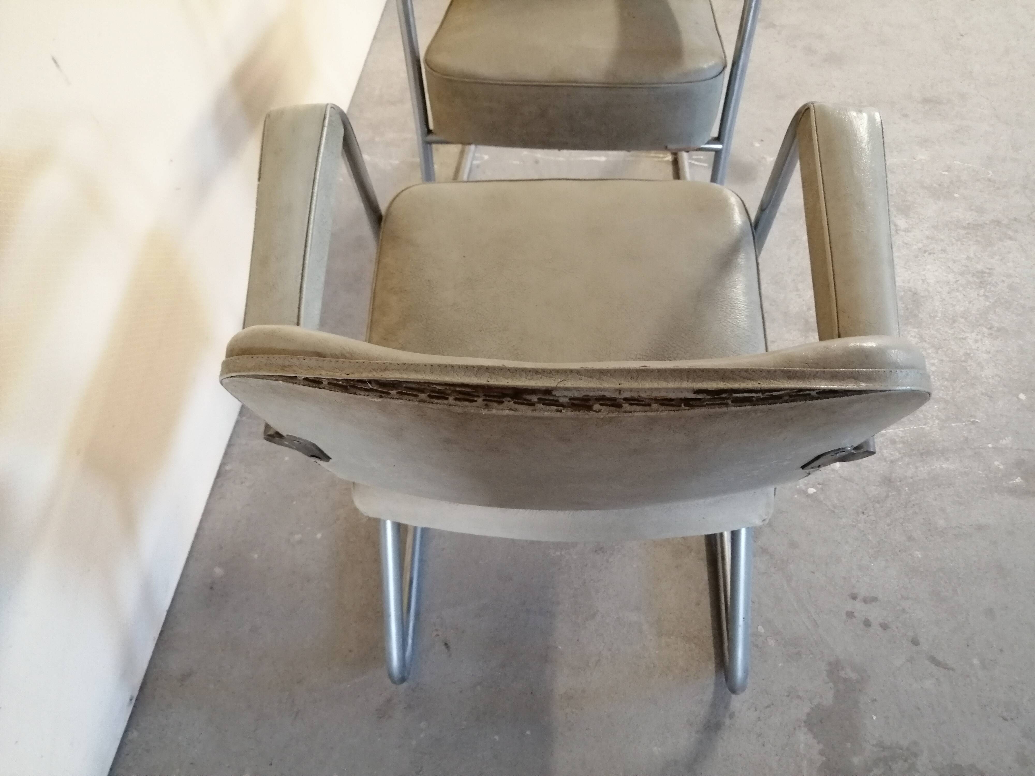 Pair of office chairs 60s