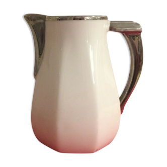 Pitcher cream pot aluminite Frugier Limoges France