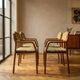 Bentwood armchairs, mid-century, upholstered, TON, 1960s, Czechoslovakia