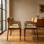 Bentwood armchairs, mid-century, upholstered, TON, 1960s, Czechoslovakia