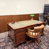 Classic English Mahogany Desk Partnerdesk