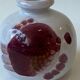 Ceramic vase by Jean and Robert Cloutier with fish decoration