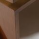 Mid-century Gio Ponti desk / Italian desk with a wooden and glass top