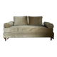 Sofa sofa bed daybed vintage lichen green