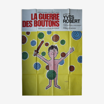 Affiche de cinéma originale - la guerre des boutons - Yves Robert