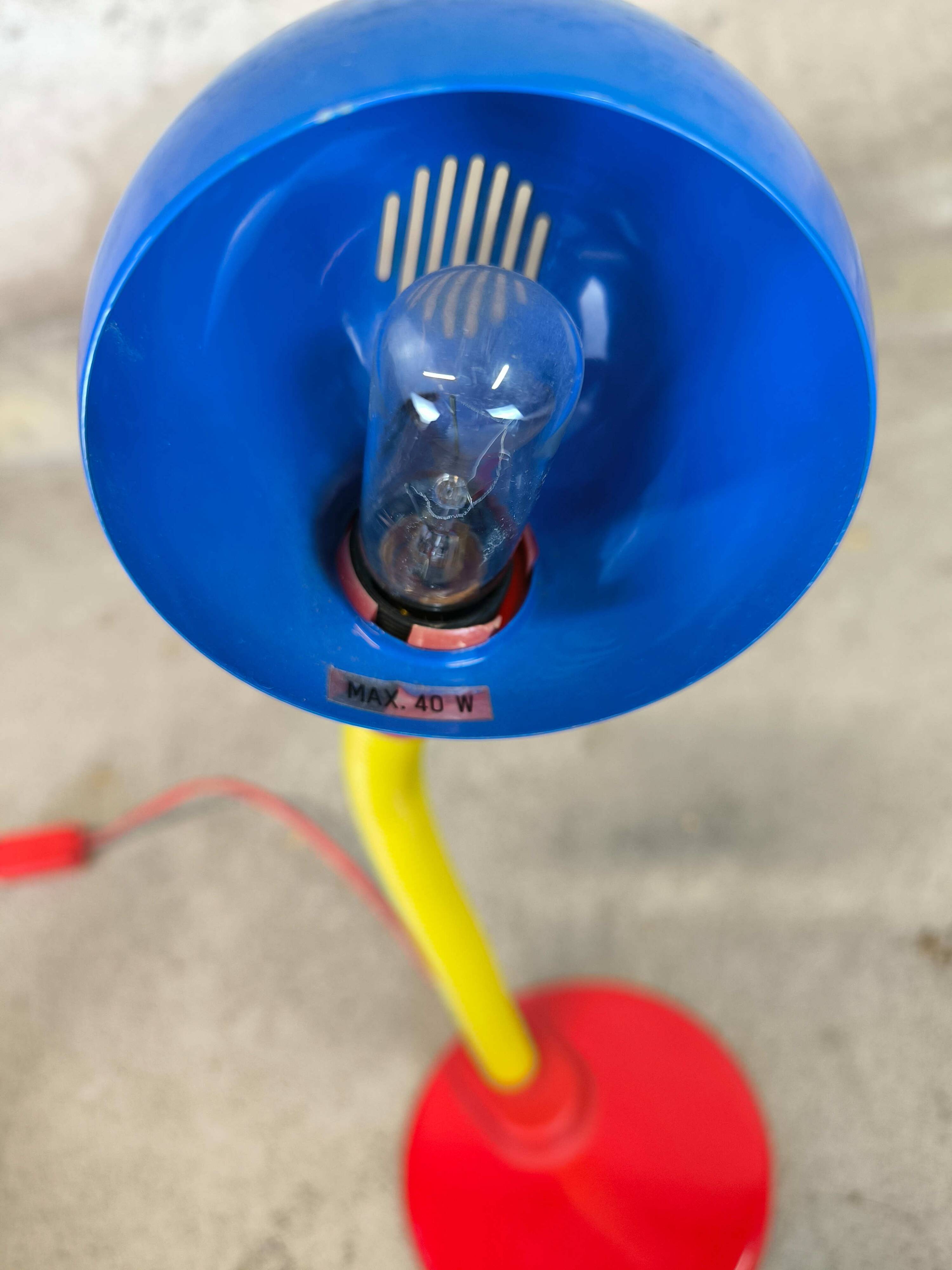 Vintage Memphis style desk lamp