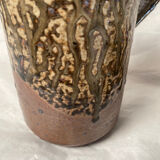 Carafe and 7 glasses in stoneware André Bodin