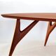 Ted dining table in solid mahogany 240 cm – greyge
