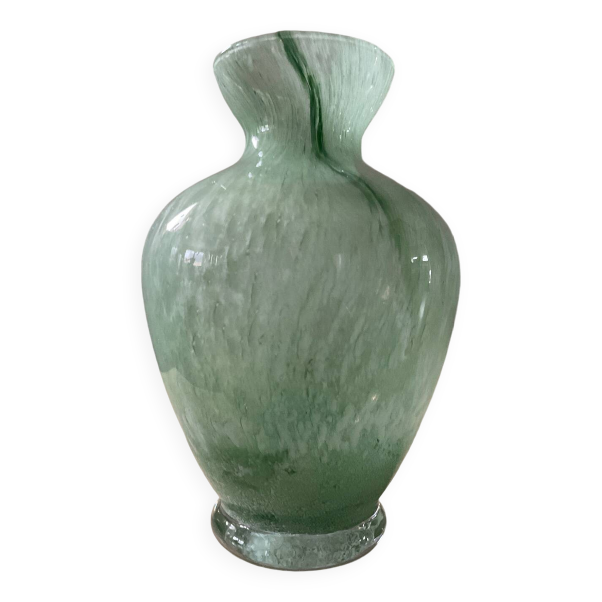 Vintage glass paste vase