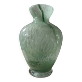 Vintage glass paste vase