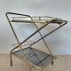 Desserte de bar pliante "Hollywood Regency"-Design Italien
