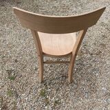 Luterma style solid wood bistro chair air-gummed