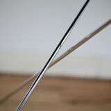 Max Sauze's "Dining Table" steel and glass, France, circa 1970