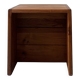 side table bedside in solid elm, Maison Regain 1970