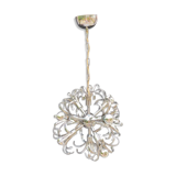 Chandelier sputnik chrome design 1970