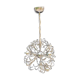 Chandelier sputnik chrome design 1970