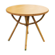 Round rattan coffee table