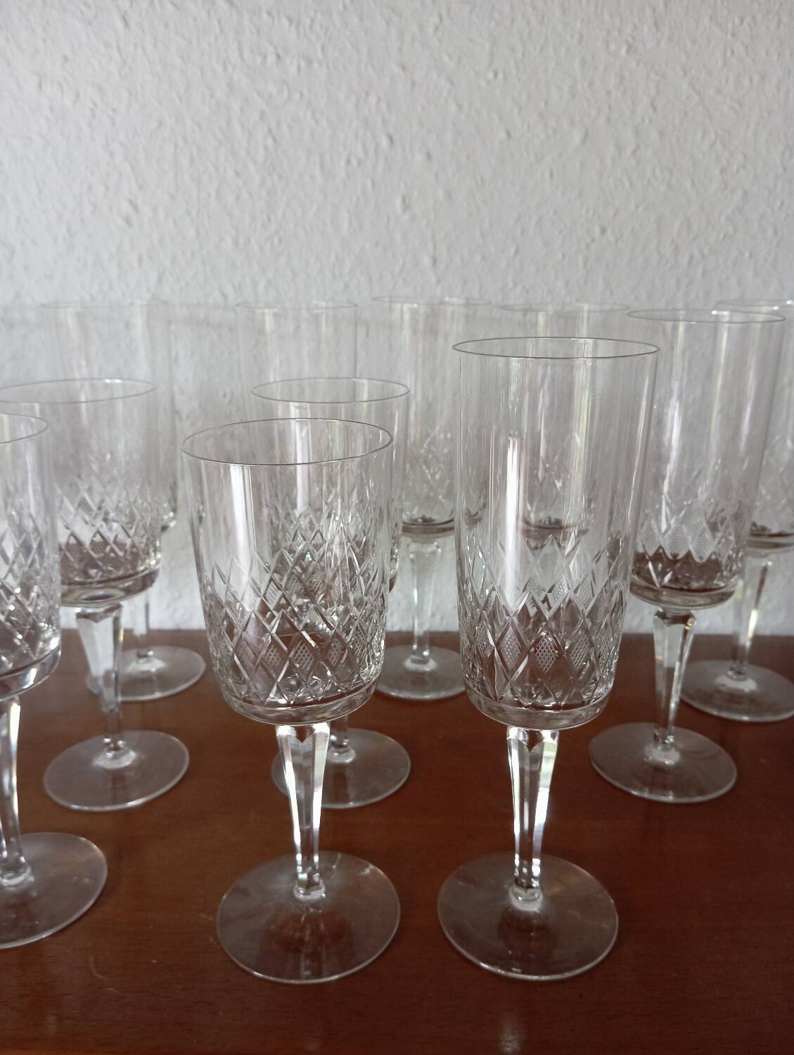 Wine and champagne glasses