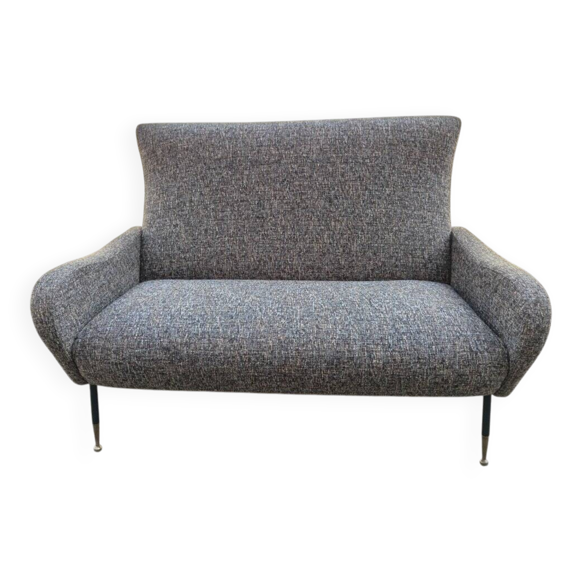 Vintage bouclé sofa, 1950s
