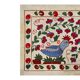 Hand-knotted rug, vintage Turkish rug 50x96 cm