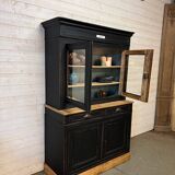 Two-piece patinated sideboard