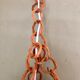 Suspension rotin vintage