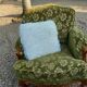 1 pair of old Louis XV shepherdess armchairs