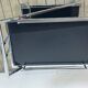 Vintage "Z-Line" Chrome and Smoked Glass Side Table 2000s