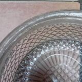 Vintage 20 cm sunflower glass ceiling light in very good condition.