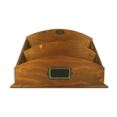 Wooden desk organizer