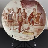 3 Creil and Montereau earthenware plates