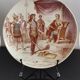 3 Creil and Montereau earthenware plates
