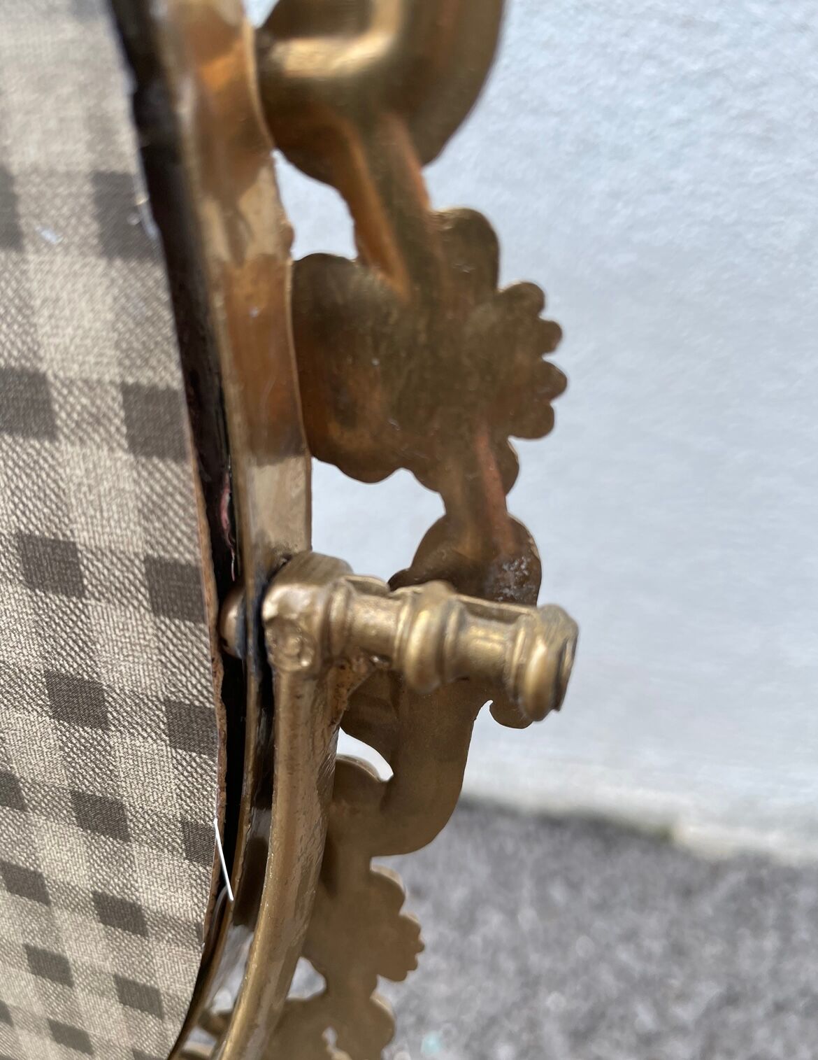 Golden mirror 21x50cm