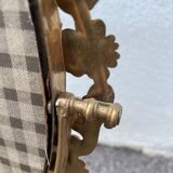 Golden mirror 21x50cm