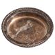 Patinated silver bowl signed Kisho, mid-20th century.
