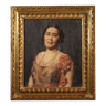 Portrait de dame signé Angelo Garino et daté 1931