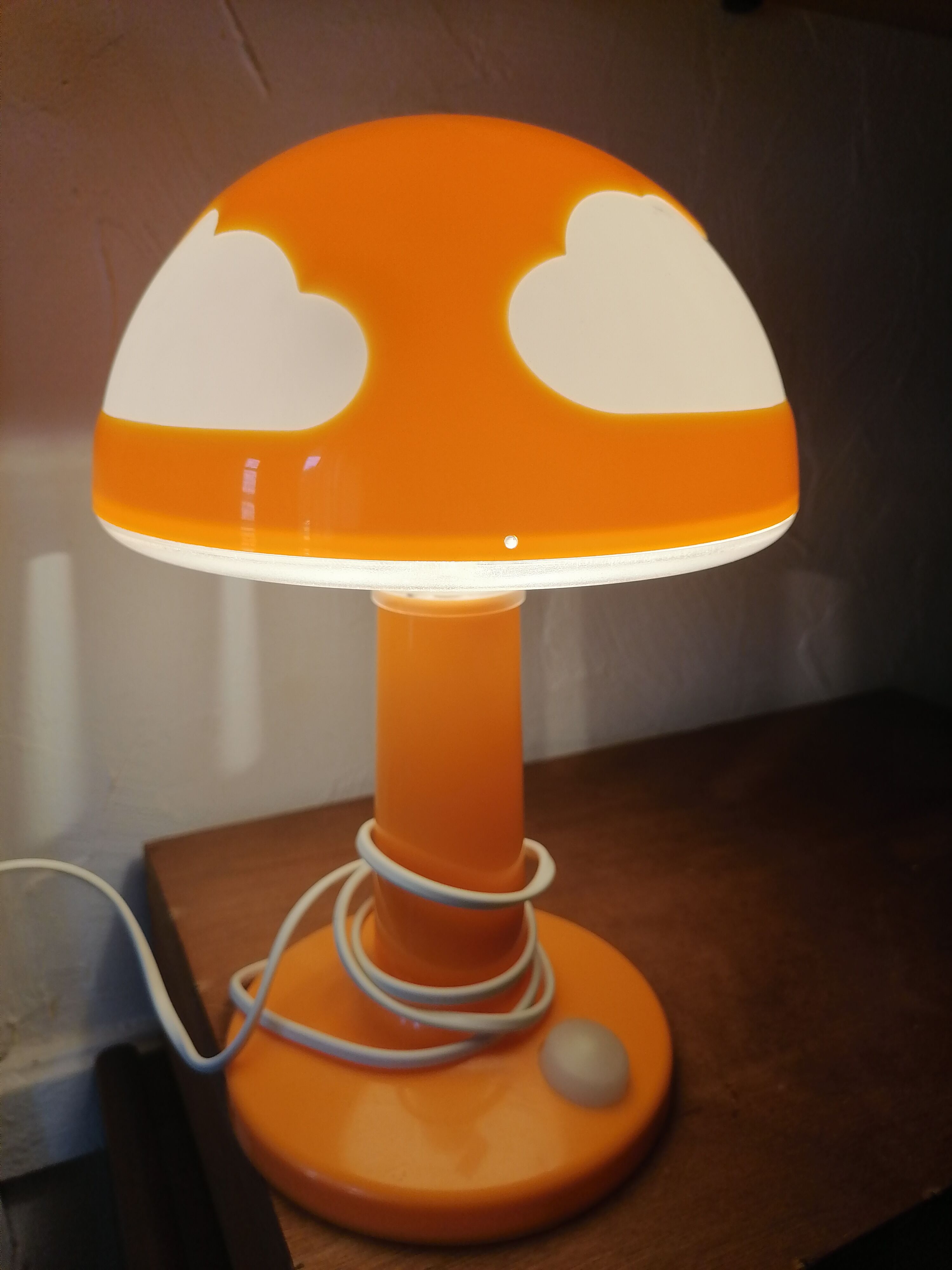 Bedside lamp ikea clouds skojig 1990