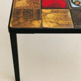 Vallauris ceramic coffee table, France 60s