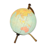 World map lamp